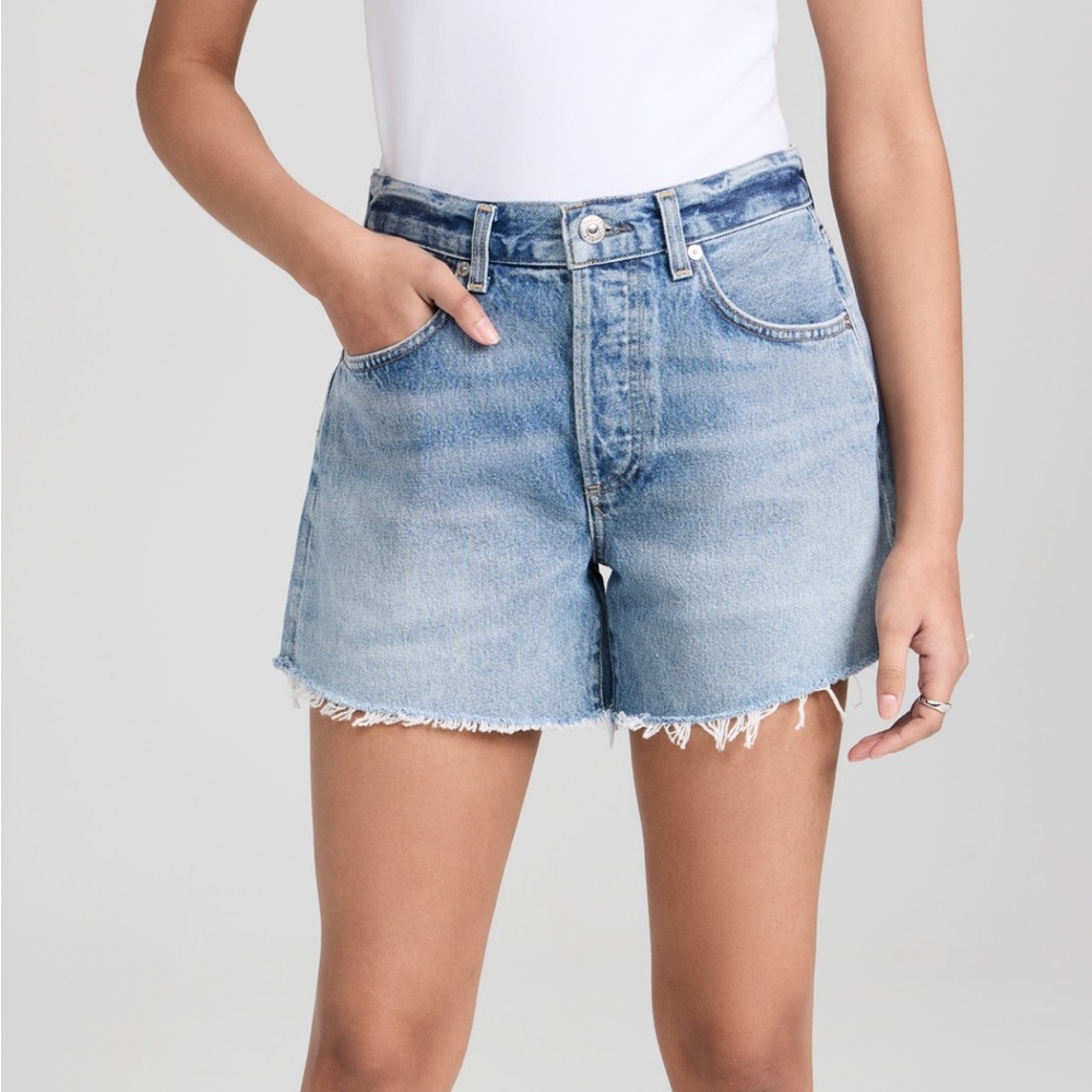 Citizens of Humanity Annabelle Long Vintage Relaxed Shorts